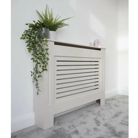 Jack Stonehouse Horizontal Slat Oatmeal Radiator Cover - Small - Image 2