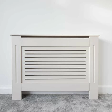 Jack Stonehouse Horizontal Slat Oatmeal Radiator Cover - Small - Image 3