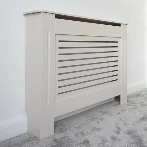 Jack Stonehouse Horizontal Slat Oatmeal Radiator Cover - Small - Image 4