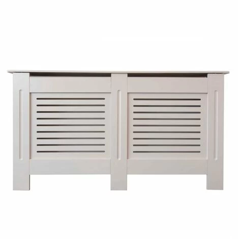 Jack Stonehouse Horizontal Slat Oatmeal Radiator Cover - Large