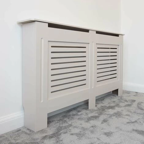 Jack Stonehouse Horizontal Slat Oatmeal Radiator Cover - Large - Image 4