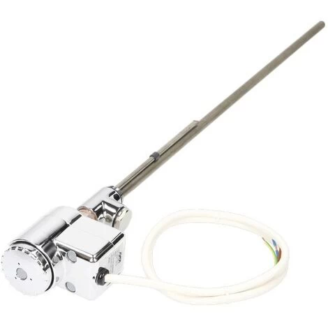 Bathroom 1600 X 600mm Thermostatic Heated Towel Rail Chrome Flat Panel Dual Fuel - Image 5