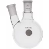 A PLUS Round Bottom Flask Two Neck 100ml Centre Joint 14/23 Angled Joint 14/23