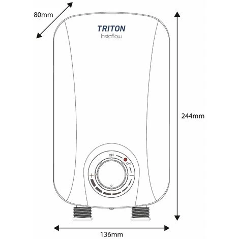 Triton Instaflow 5.4kW Instantaneous Hot Water Heater Under Sink SPINSF05SW - Image 5