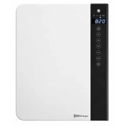 Radialight Windy, Electric Bathroom Fan Heater With Thermostat And Timer Wall Mounted 1800W