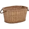 Firewood Basket With Carrying Handles 58x42x29 Cm Natural Willow VidaXL
