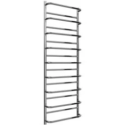 Reina Belbo Designer Heated Towel Rail 1540mm H X 530mm W Polished Stainless Steel