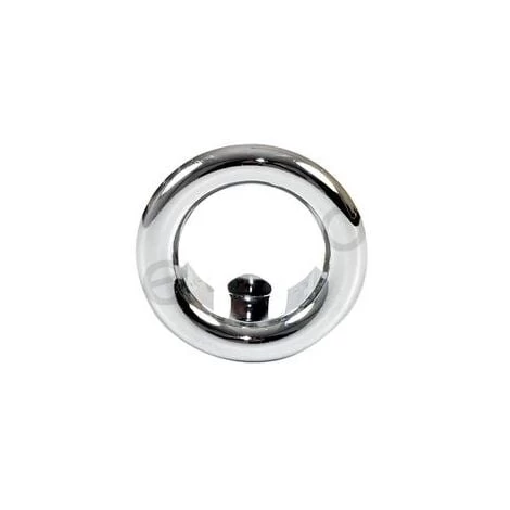 Small Chromed Rosette Rose Collar For Bathroom Sink Basin Overflow 25mm Diameter