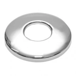 Chromed Steel Collar Rose Cover For Sink Basin Drain Waste Trap 32mm Diameter