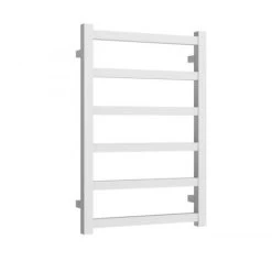 Reina Fano Aluminium Designer Heated Towel Rail 720mm H X 485mm W White Central Heating