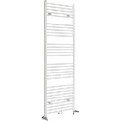 Milano Neva - Modern White Dual Fuel Electric Heated Towel Rail Radiator - 1785mm X 600mm