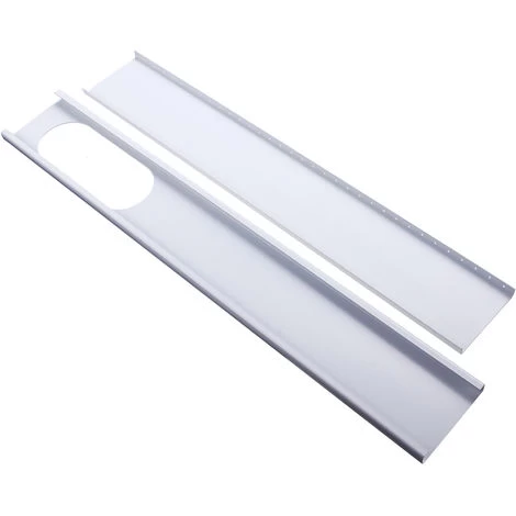 2Pcs Adjustable Window Slider Kit Plate For Air Conditioner Window Adapter - Image 5