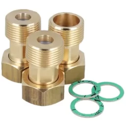 DN20 1 X 1 BSP Union Fittings Set For 3-way Water Mixing Valves Connection