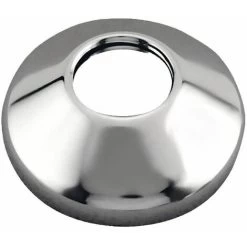 Cone Shaped Chrome Plated Steel 3/4 Inch Pipe Collar Oval Cover 88mm Wide