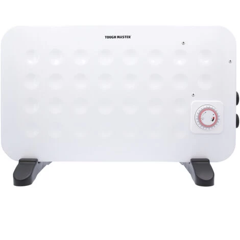 TOUGH MASTER 2KW Free Standing Convector Heater 3 Adjustable Heat Settings With Turbo Mode