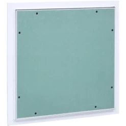 Access Panel With Aluminium Frame And Plasterboard 200x200 Mm VidaXL