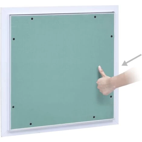 Access Panel With Aluminium Frame And Plasterboard 200x200 Mm VidaXL - Image 2