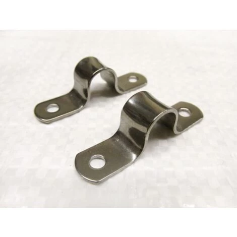 Stainless Steel Sheet Saddle Clips 13MM X2 (Marine Tube Wire Lacing Clamp)