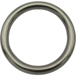 Stainless Steel Round O Ring 5MM X 50MM (Marine Webbing Rigging Mooring Corrosion Resistant)