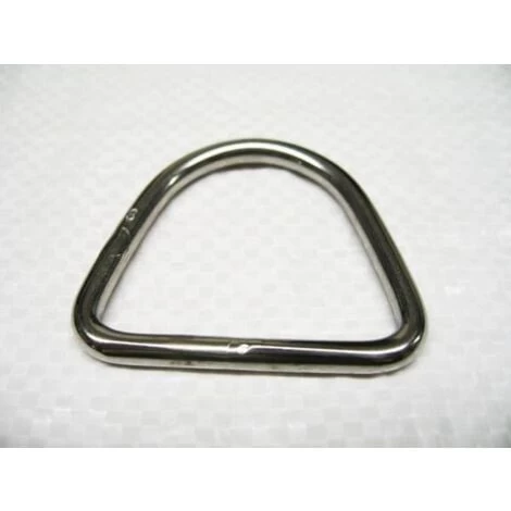 Stainless Steel D Ring 5MM X 50MM (Rigging Hardware Webbing Buckles)