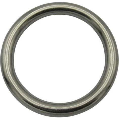 Stainless Steel Round O Ring 8MM X 80MM (Marine Webbing Rigging Mooring Corrosion Resistant)