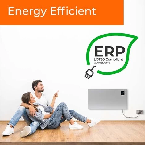 Caldo WiFi Electric Heater, Wall Mounted Energy Efficient Radiator With Thermostat And Timer, 500W - Image 3