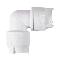 Oracstar PolyFit 15mm White Elbow Plumbing Fitting - Single