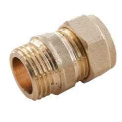 Oracstar Compression Straight Male Coupler - 15mm X 1/2"