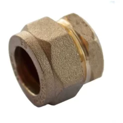 Oracstar 15mm Brass Compression Stop End For Plumbing