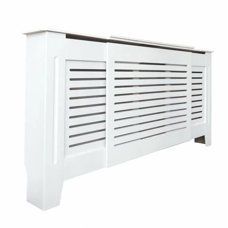 Jack Stonehouse Painted Radiator Cover Radiator Cabinet Modern Design MDF Adjustable In White - Image 5