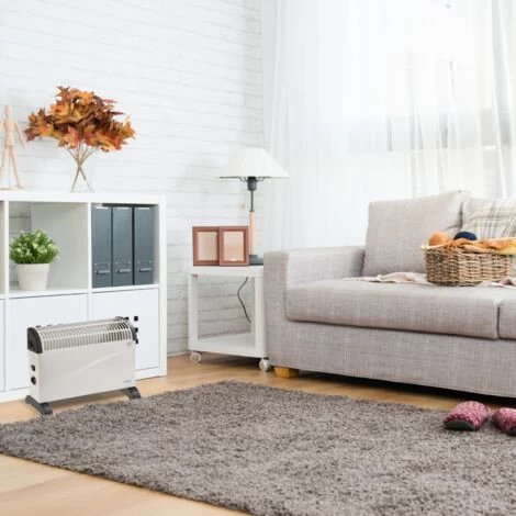 AREBOS Electric Heater Convector Thermostat Portable 2000 W - Image 2