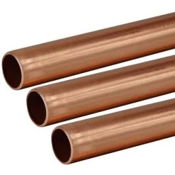 Copper Tube 15mm 3 X 1m Lengths BS EN1057 R250 British Copper Pipe 3000mm 300cm