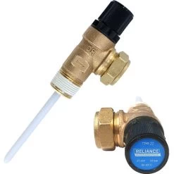 Reliance - 10 Bar TPR22 Pressure And Temperature Relief Valve 90-95°C