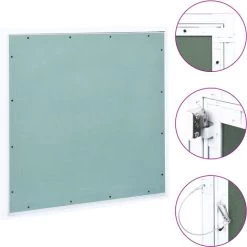 Access Panel With Aluminium Frame And Plasterboard 500x500 Mm