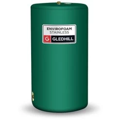 Gledhill Envirofoam Direct Vented Stainless Steel Cylinder 117 Litres