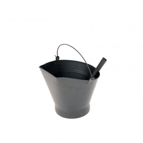 Oypla Heavy Duty Steel Fireplace Coal Bucket Scuttle Hod With Shovel - Image 4