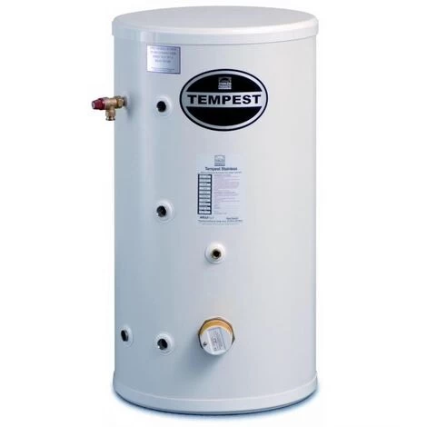 Telford Tempest 125 Litre Stainless Steel Direct Unvented Cylinder