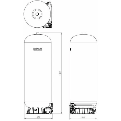Salamander Accuboost 450L Pumped Accumulator Tank Digital Motor ACC-450-SYS - Image 2