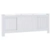 MDF Radiator Cover White 205 Cm VidaXL