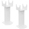 NRG Floor Mounting Radiator Leg Kit For Oval Column Designer Radiator White