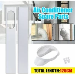 2pcs Adjustable Window Slider Kit Plate For WASHED Air Conditioner Window Adapter