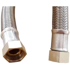 Flexi Flexible Pump Connector Water Hose Pipe Connection Female 3/4 X 3/4 60cm