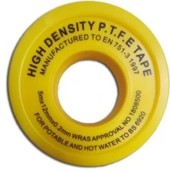 Krobahn Gas PTFE Tape 5m X 12mm Gas Pipe Plumbing Thread Seal, KB-TPTG1202