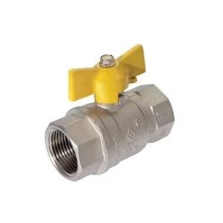 Vale BV4B-2BG 1/4 BSP Brass Ball Valve T-Handle Gas Approved
