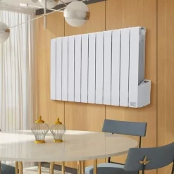 Livingandhome 2000W Electric Oil Filled Radiator Heater With LED 24 Hour Timer