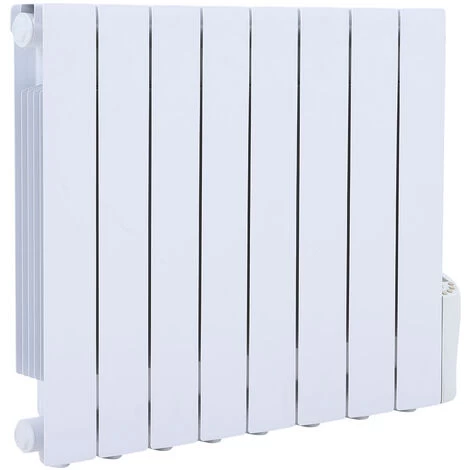 Livingandhome 1200W Electric Oil Filled Radiator Heater With LED 24 Hour Timer - Image 4