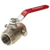 Lever Inline Water Ball Valve 5/4 Inch BSP Female Thread With Drain Valve