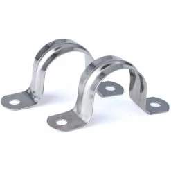 25MM 304 Stainless Steel U-Tube Clamp Connecting Ring Hose Clamp Card Clamp U-shaped Saddle Card Hose Clip 20PCS SOEKAVIA