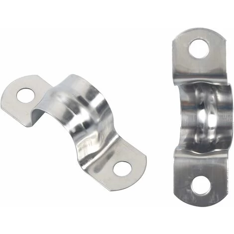 16MM 304 Stainless Steel U-Tube Clamp Connecting Ring Hose Clamp Card Clamp U-shaped Saddle Card Hose Clip 20PCS SOEKAVIA - Image 5