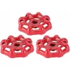 Valve Handwheel Red Iron Valve Handle Ball Valve Shutoff Valve Water Line Tap Valve Top Part Handle 7x7mm 3pcs SOEKAVIA